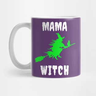 Mama Witch Funny Matching Family Member Group Halloween for Moms Mug